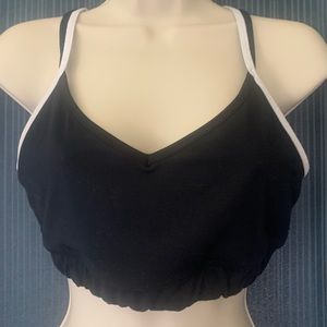 So juniors strappy ribbed seamless bralette